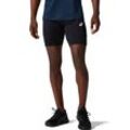 Laufshorts ASICS "CORE SPRINTER", Herren, Gr. M, N-Gr, schwarz, Obermaterial: 92% Polyester, 8% Elasthan, sportlich, Hosen