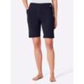 Bermudas FEEL GOOD, Damen, Gr. 40/42, Normalgrößen, blau (marine), 70% Polyester, 30% Viskose, unifarben, Hosen