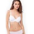 Bügel-BH MEY "JOAN", Damen, Gr. 85, Cup A, weiß, Single Jersey, Obermaterial: 77% Polyamid, 23% Elasthan, feminin, BHs, Innovation: Atmungsaktiv und super leicht