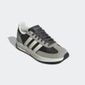 Sneaker ADIDAS SPORTSWEAR "RUN 72", Gr. 42,5, grün (shadow olive, sanftes weiß, silber pebble), Textil, Leder, sportlich, Schuhe