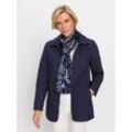 Steppjacke CLASSIC, Damen, Gr. 42, blau (marine), 100% Polyester, Schal:100% Polyester, Wattierung:100% Polyester, unifarben, Langarm, Jacken