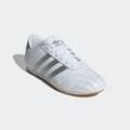 Sneaker ADIDAS ORIGINALS "TAEKWONDO LACE", Gr. 36, cloud weiß, silber metallic, gum 3, Leder, sportlich, Schuhe