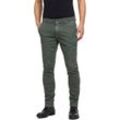 Chinohose REPLAY "ZEUMAR", Herren, Gr. 31, Länge 34, grün (khaki), Obermaterial: 85% Baumwolle, 10% Polyester, 5% Elasthan, washed, modisch, slim fit, Hosen, Hyperflex