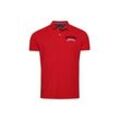 Poloshirt SUPERDRY "Poloshirt Vintage Superstate Polo", Herren, Gr. XL, rot, Obermaterial: 100% Baumwolle CO., Kurzarm, Shirts