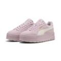 Sneaker PUMA "Karmen II Sneakers Damen" Gr. 35.5, rose mauve frosted ivory pink weiß, Obermaterial: Kuhleder, Textil - Naturfaser; Futter: Textil; Innensohle: Textil; Laufsohle: Gummi, Schuhe