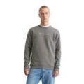 Sweatshirt MARC O'POLO DENIM "aus reiner Bio-Baumwolle", Herren, Gr. L, grau, Obermaterial: 100% Baumwolle, unifarben, sportlich, regular fit, Rundhals, Langarm Rippbündchen, Sweatshirts