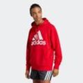 Kapuzensweatshirt ADIDAS SPORTSWEAR "ESSENTIALS FRENCH TERRY BIG LOGO HOODIE" Gr. XXXL, rot (better scarlet, weiß), Herren, Obermaterial: 100% Baumwolle, Sweatshirts