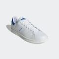 Sneaker ADIDAS ORIGINALS "STAN SMITH", Gr. 37, weiß (cloud weiß, cloud weiß, blau), Leder, sportlich, Schuhe