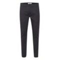 Chinohose BLEND "Chinohose BHPellini", Herren, Gr. 30, Länge 32, grau (ebony grau), Web, Obermaterial: 98% Baumwolle CO. 2% Elasthan EL., casual, slim fit lang, Hosen