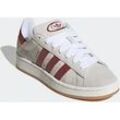 Sneaker ADIDAS ORIGINALS "CAMPUS 00S" Gr. 41, crystal weiß, core weiß, preloved ruby, Leder, Synthetik, Schuhe