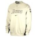 Los Angeles Lakers Standard Issue Nike Dri-FIT NBA-Sweatshirt mit Rundhalsausschnitt für Herren - Weiß