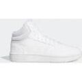 Sneaker ADIDAS SPORTSWEAR "HOOPS 3.0 MID CLASSIC" Gr. 41, weiß (cloud weiß, cloud weiß, dash grau), Synthetik, Textil, Schuhe