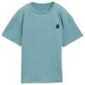 TOM TAILOR Jungen Oversize T-Shirt, grün, Uni, Gr. 152