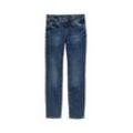 TOM TAILOR Damen Alexa Straight Jeans mit Bio-Baumwolle, blau, Uni, Gr. 26/30