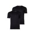 T-Shirt BOSS "T-Shirt TShirtRN 2P Comfort 2er Pack", Herren, Gr. L, schwarz, Obermaterial: 100% Baumwolle CO., Kurzarm, Shirts