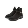 LASCANA Chelseaboots schwarz Gr. 36 für Damen. Mit Band