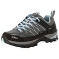 Wanderschuh CMP "RIGEL LOW WMN TREKKING SHOE WP", Gr. 36, grau (graffite, azzurro), Textil, Leder, sportlich, Schuhe, wasserdicht