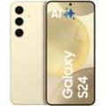 SAMSUNG Smartphone "Galaxy S24", AI-Funktionen, Mobiltelefone, gold (amber gelb), 256 GB