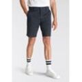 Chinoshorts LEVI'S "XX CHINO SHORT II", Herren, Gr. 33, N-Gr, blau (navy), Web, Obermaterial: 98% Baumwolle, 2% Elasthan, casual, normal knieumspielend, Hosen, mit Logobadge