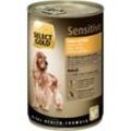 SELECT GOLD Nassfutter Hund Sensitive Adult Huhn mit Reis 24x400 g