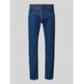 Regular Fit Jeans mit 5-Pocket-Design Modell 'LYON'