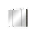 Spiegelschrank Hard - grau - 80 cm - 71 cm - cm 17,0 - Sconto