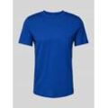 Regular Fit T-Shirt aus reiner Baumwolle mit gummiertem Label-Print