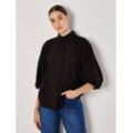 Apricot Bluse Damen Viskose, schwarz