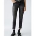 Oui Jeans Skinny Damen Baumwolle, grau