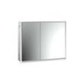 emco LED-Lichtspiegelschrank Loft Unterputz, 800 mm, breite Tür rechts Rückwand weiß, 979806109 979806109