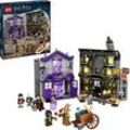 LEGO Harry Potter 76439 Ollivanders & Madam Malkins Anzüge Bausatz, Mehrfarbig