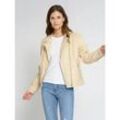 Lederjacke MAZE "42021225", Damen, Gr. S, weiß (ivory), Obermaterial: 100% Lammleder / Futter: 100% Viskose / Ärmelfutter: 100% Polyester, Jacken