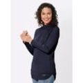 Strickpullover CASUAL LOOKS "Pullover", Damen, Gr. 36, blau (marine), 50% Baumwolle, 50% Polyacryl, unifarben, Langarm, Pullover