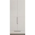 Kleiderschrank WOOOD "Pure", beige, B:95cm H:215cm T:60cm, FSC-zertifizierter Holzwerkstoff, Schränke, mit Kleiderstange, Kiefernholz, Höhe 215 cm