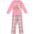 Kinder Lizenz Pyjama mit Flanellhose Paw Patrol Girls 122/128