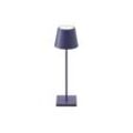Nuindie LED Akku Tischleuchte Außentischleuchte IP54 pflaumenblau Sigor Tischlampe