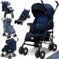 KIDIZ® Kinderwagen City-Pro Buggy Kinderbuggy klappbar Liegebuggy Sportwagen Faltbar 360° 6-Zoll-Rädern Inkl. Moskitonetz , Fußsack und Regenverdeck zusammenklappbar Schlaffunktion