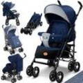 KIDIZ® Kinderwagen City-Pro Buggy Kinderbuggy klappbar Liegebuggy Sportwagen Faltbar 360° 6-Zoll-Rädern Inkl. Moskitonetz , Fußsack und Regenverdeck zusammenklappbar Schlaffunktion