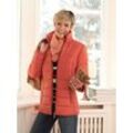 Steppjacke CASUAL LOOKS Gr. 36, rot (rostrot), Damen, 100% Polyester, unifarben, Jacken