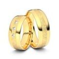 Juwelier-Schmuck Trauringe Frankfurt A. M. 585er Gelbgold - 2656