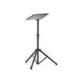 Manhattan TV/Monitor/Projector/Laptop Mount, Tripod Floor Stand, 1 screen/device, Screen Sizes: 13-32", VESA 75x75 to 100x100mm, Max 15kg, Height Adjustable, Black, Lifetime Warranty - Aufstellung - Stativ - fÃ¼r Notebook / Tablet / Projektor - tr...