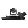 Poly G7500 - Videokonferenzsystem (camera, Mikrofon, Codec) - Zoom Certified, Zertifiziert fÃ¼r Microsoft Teams - Schwarz - mit EagleEye IV-12x camera