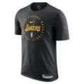 Los Angeles Lakers Nike Dri-FIT NBA-T-Shirt für Herren - Schwarz