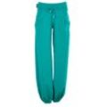 Dancehose WINSHAPE "WTE3" Gr. XL, Normalgrößen, grün (ocean grün), Damen, 90% Baumwolle, 10% Elasthan, Hosen, Dance-Style