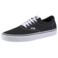 Sneaker VANS "Doheny", Gr. 40, schwarz-weiß (schwarz, weiß), Textil, sportlich, Schuhe Skaterschuh Sneaker low Canvassneaker, aus textilem Canvas-Material