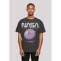 T-Shirt F4NT4STIC "NASA Shuttle Orbit" Gr. 4XL, schwarz, Herren, Obermaterial: 100% Baumwolle, Shirts, Print