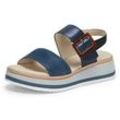 Plateau-Sandale Gabor Comfort blau, 42