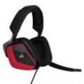 Corsair Void Pro Surround Premium Kopfhörer gaming mit kabel mit Mikrofon - Schwarz/Rot