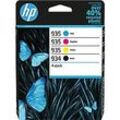 HP 934/5 Original Tintenpatrone 6ZC72AE Schwarz, Cyan, Magenta, Gelb Multipack 4 Stück