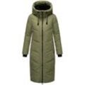 MARIKOO Damen Winter Steppmantel Stepp Jacke Mantel Parka warm mit Kapuze Nadaree